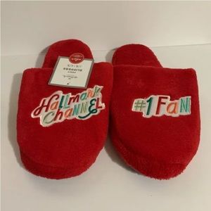 New! Hallmark movie channel #1 Fan Slippers Large/XL Brand new